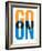 Go On Poster I-NaxArt-Framed Art Print