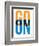 Go On Poster I-NaxArt-Framed Premium Giclee Print