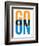 Go On Poster I-NaxArt-Framed Premium Giclee Print