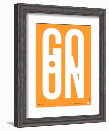 Go On Poster II-NaxArt-Framed Art Print