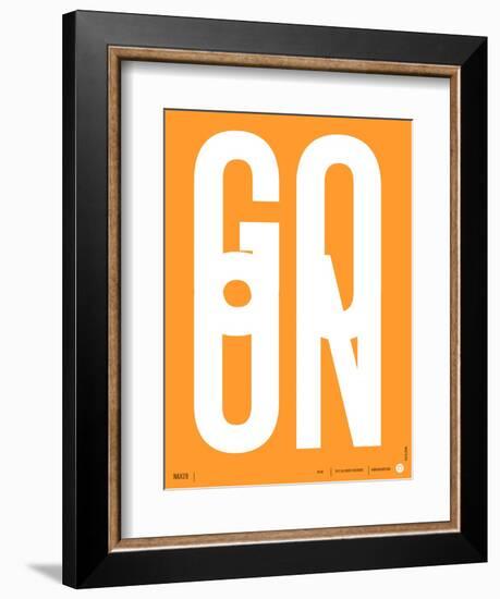 Go On Poster II-NaxArt-Framed Art Print