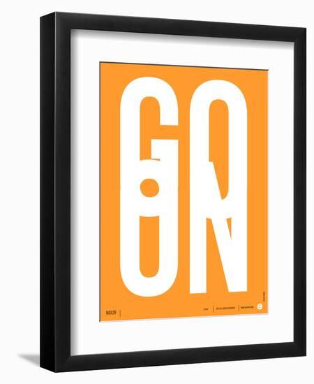 Go On Poster II-NaxArt-Framed Art Print