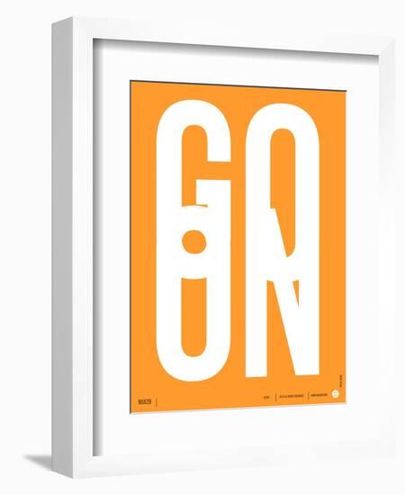 Go On Poster II-NaxArt-Framed Art Print