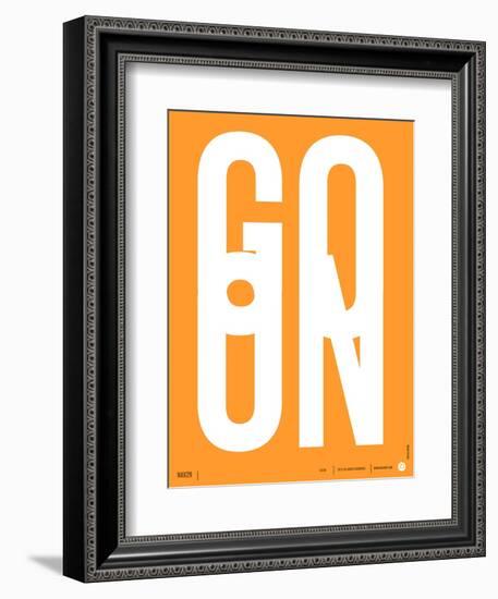 Go On Poster II-NaxArt-Framed Art Print