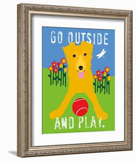 Go Outside and Play-Ginger Oliphant-Framed Art Print