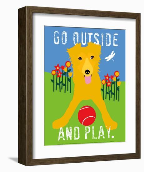 Go Outside and Play-Ginger Oliphant-Framed Art Print