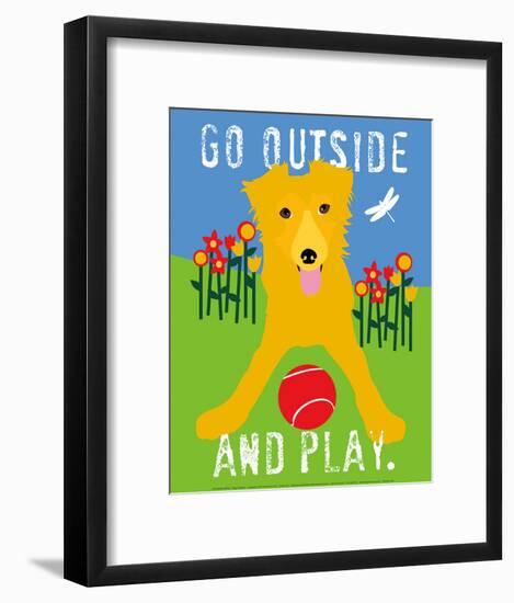 Go Outside and Play-Ginger Oliphant-Framed Art Print