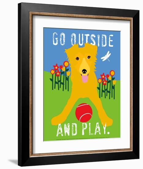 Go Outside and Play-Ginger Oliphant-Framed Art Print