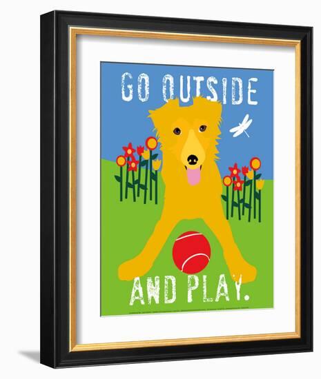 Go Outside and Play-Ginger Oliphant-Framed Art Print