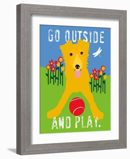 Go Outside and Play-Ginger Oliphant-Framed Art Print