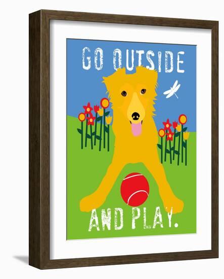 Go Outside and Play-Ginger Oliphant-Framed Art Print