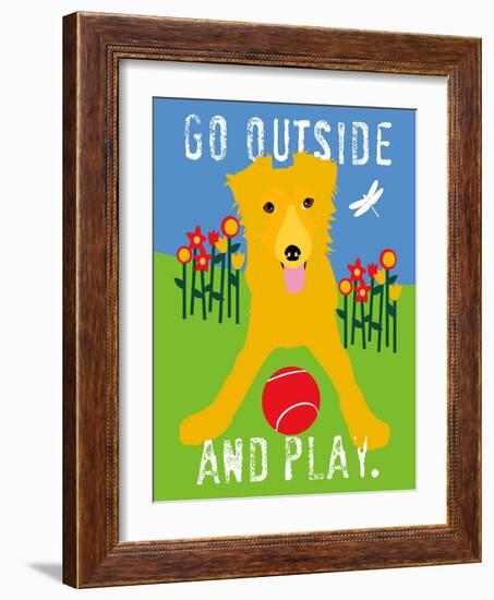 Go Outside and Play-Ginger Oliphant-Framed Art Print