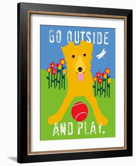 Go Outside and Play-Ginger Oliphant-Framed Art Print