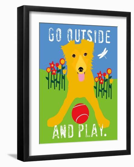 Go Outside and Play-Ginger Oliphant-Framed Art Print