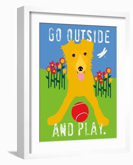 Go Outside and Play-Ginger Oliphant-Framed Art Print