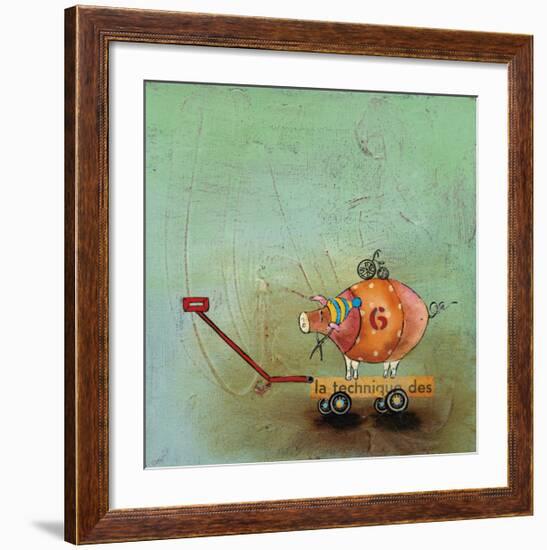 Go Pig-Stacy Dynan-Framed Giclee Print