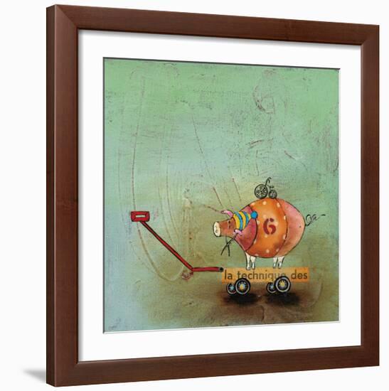 Go Pig-Stacy Dynan-Framed Giclee Print