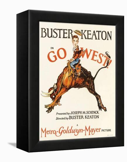 Go West, 1925, Directed by Buster Keaton-null-Framed Premier Image Canvas