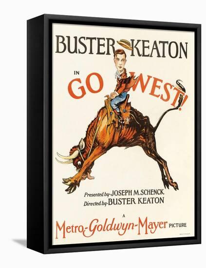 Go West, 1925, Directed by Buster Keaton-null-Framed Premier Image Canvas