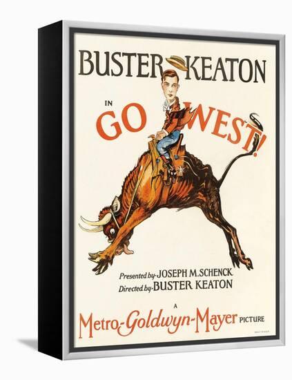 Go West, 1925, Directed by Buster Keaton-null-Framed Premier Image Canvas