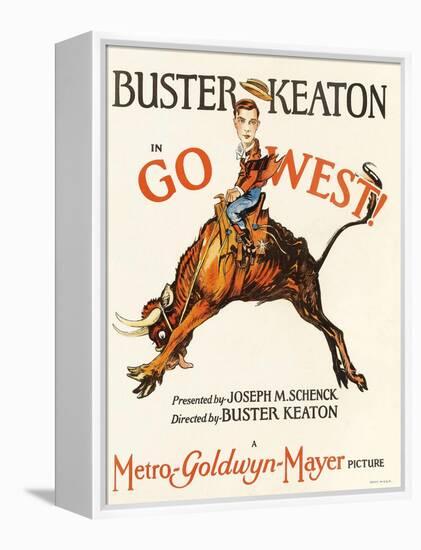 Go West, 1925, Directed by Buster Keaton-null-Framed Premier Image Canvas