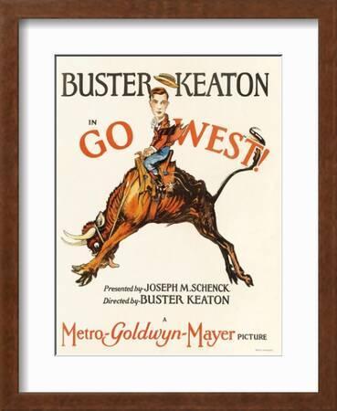 Go West, 1925, Directed by Buster Keaton' Giclee Print | Art.com