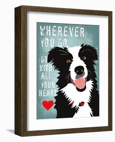 Go with All Your Heart-Ginger Oliphant-Framed Art Print