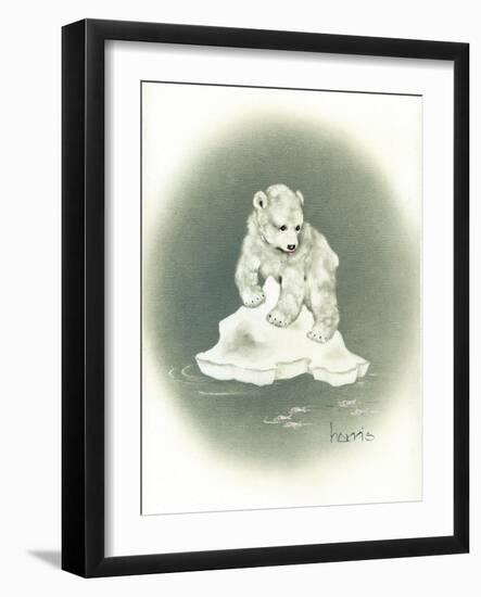 Go with the Floe-Peggy Harris-Framed Giclee Print