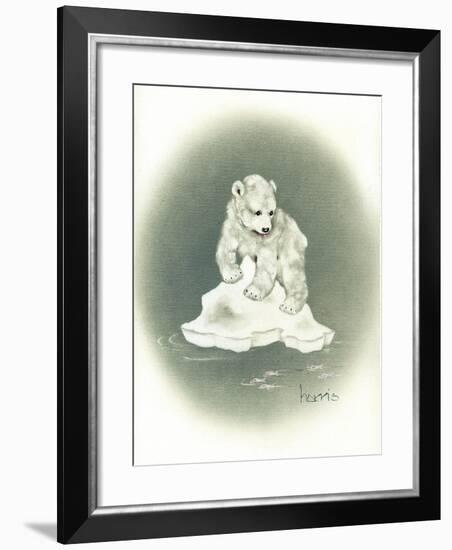 Go with the Floe-Peggy Harris-Framed Giclee Print