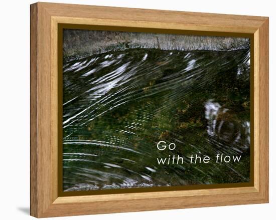 Go with the Flow-Nicole Katano-Framed Stretched Canvas
