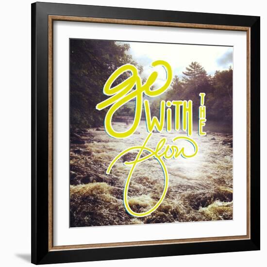 Go with the Flow-Kimberly Glover-Framed Giclee Print