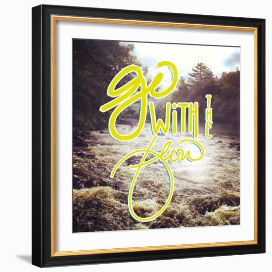 Go with the Flow-Kimberly Glover-Framed Giclee Print