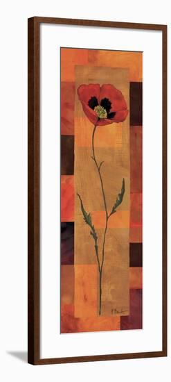 Goa Poppy Panel I-Paul Brent-Framed Art Print