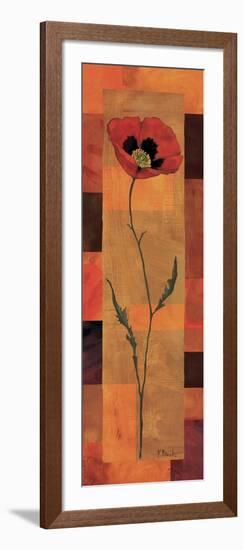 Goa Poppy Panel I-Paul Brent-Framed Art Print