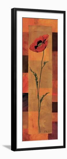 Goa Poppy Panel II-Paul Brent-Framed Art Print