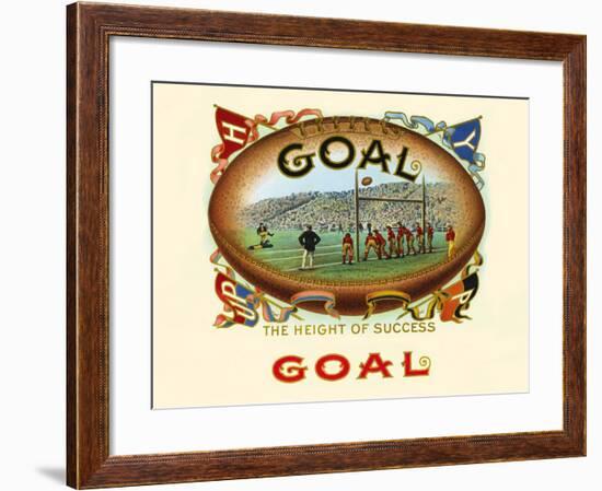 Goal: The Height Of Success-Haywood, Strasser & Voigt Litho-Framed Art Print