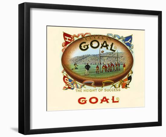 Goal: The Height Of Success-Haywood, Strasser & Voigt Litho-Framed Art Print