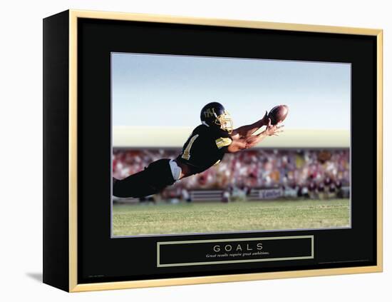Goals - Football-Unknown Unknown-Framed Stretched Canvas