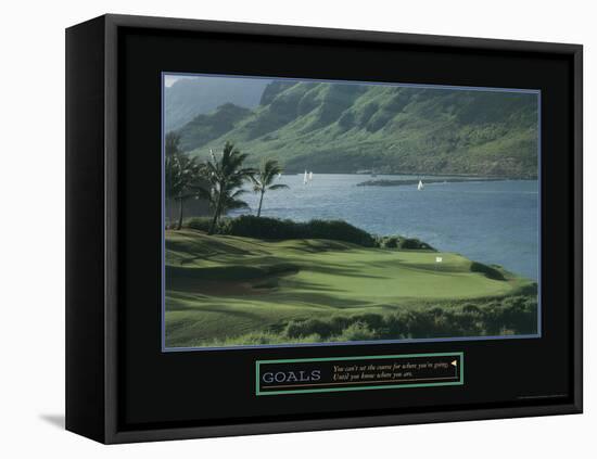 Goals - Golf-unknown unknown-Framed Stretched Canvas