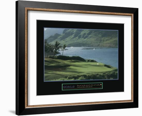 Goals - Golf-unknown unknown-Framed Photo