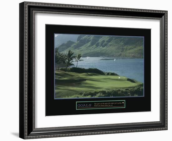 Goals - Golf-unknown unknown-Framed Photo