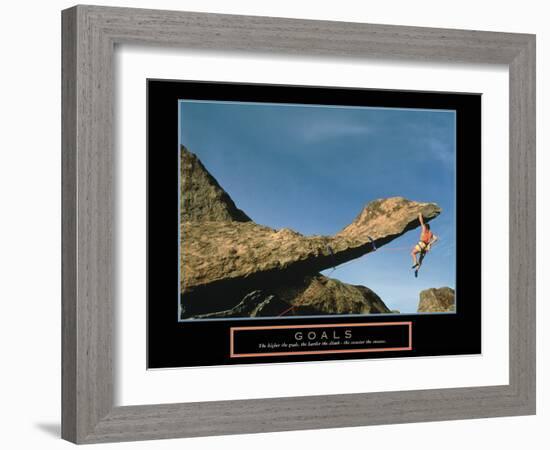 Goals-null-Framed Art Print