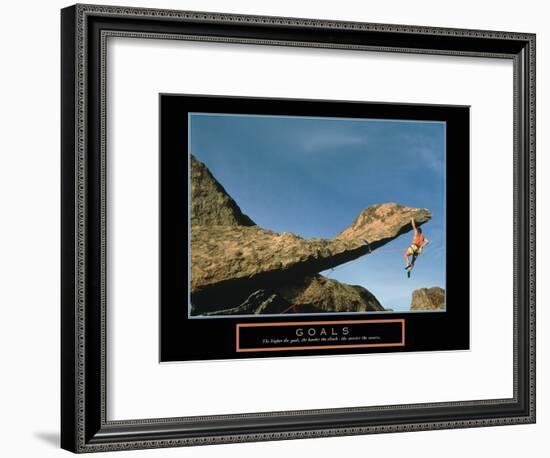 Goals-null-Framed Art Print