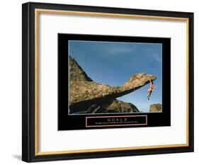 Goals-null-Framed Art Print