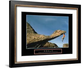 Goals-null-Framed Art Print