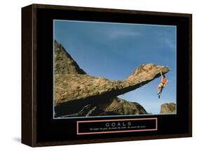 Goals-null-Framed Stretched Canvas