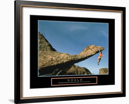 Goals-null-Framed Art Print