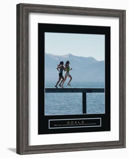 Goals-null-Framed Art Print