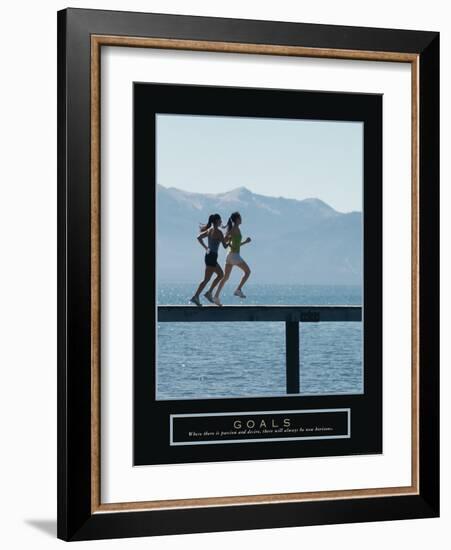 Goals-null-Framed Art Print