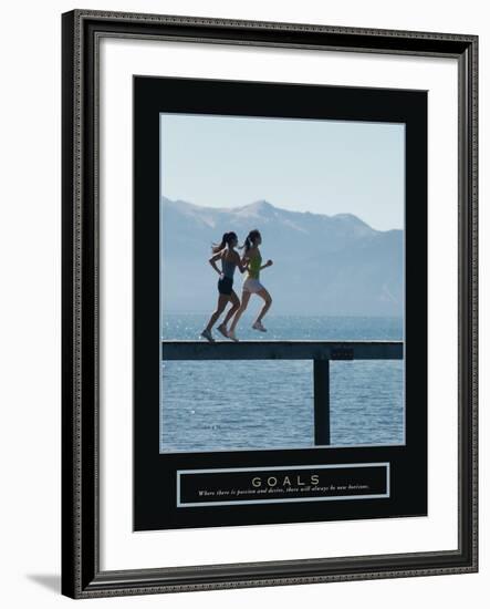 Goals-null-Framed Art Print